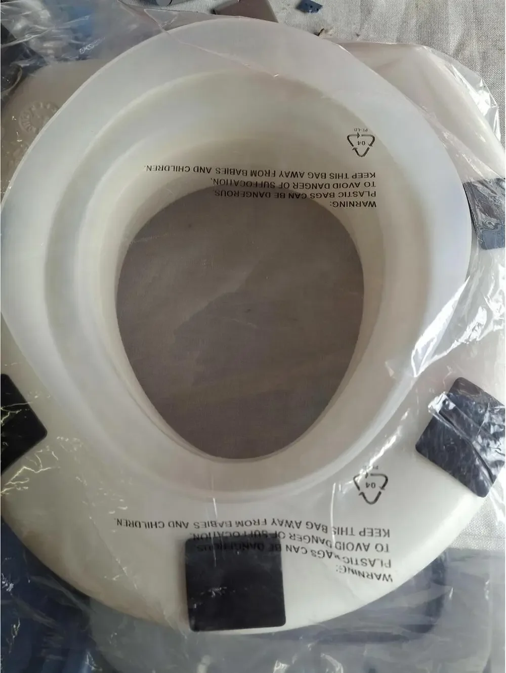 HealthSmart 5-Inch Toilet Seat Riser new